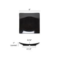 thumbnail image 2 of Excellante Classic Black Extra Heavy Weight Melamine Dinnerware Collection 6" Flare Plate, 1" Deep, Comes in Dozen, 2 of 2