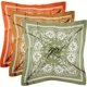 thumbnail image 1 of BEMS-3 pañuelos de satén para el pelo de 27,5 pulgadas, pañuelo de seda para la cabeza, pañuelo de seda para el pelo, bufanda para mujeres y niñas, verde claro, amarillo, naranja, 1 of 5