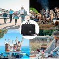 thumbnail image 5 of Cabin Luggage 44x35x15 (under 45x36x20) Foldable Lightweight Travel Bag Suitcase Cabin Bag Under Seat Luggage Storage Portable Large Airplane Cabin Ba, 5 of 5