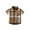 Bronze, variant on LNMQLPDBS Boys Tank Tops Boys Plaid Lapel Single Short Sleeve Shirt Multi Color Optional