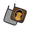 thumbnail image 2 of Carolines Treasures SS8487PTHD Starry Night Chesapeake Bay Retriever Pair of Pot Holders, 7.5HX7.5W, multicolor, 2 of 2