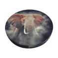 thumbnail image 2 of Round Bar Stool Seat Covers, Elephant in Smoke Elastic Round Chair Cover Stool Seat Slipcover Bar Stool Cushions Round Pad for 12-14 inch, 2 of 7