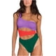 thumbnail image 1 of Conjunto de traje de baño de Bikini calado todo en uno cómodo sin espalda con empalme de Color sólido para mujer con estilo OAVQHLG3B Store  lin121212, 1 of 4