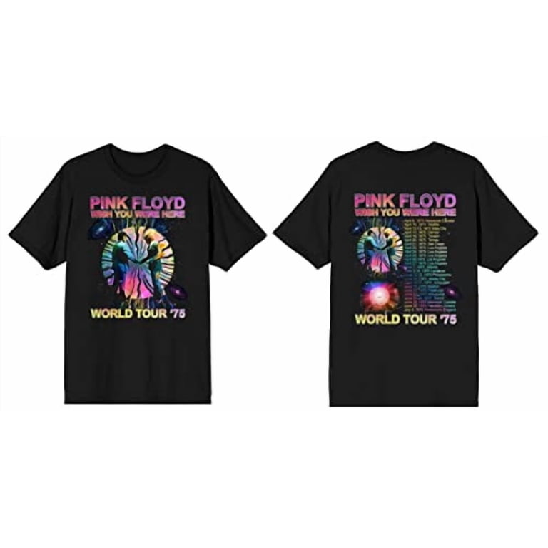 Bioworld Pink Floyd Wish You Were Here Men's Black Graphic T-Shirt