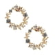 thumbnail image 3 of Aretes de poste ZVEZDA Circonias y chapa de oro 18K, 3 of 4