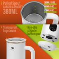thumbnail image 2 of Milk Frother and Steamer 4 in 1 Automatic Coffee Steamer Frother, 11.8OZ / 350ML Warm and Cold Foam Frother for Coffee,Latte, Cappuccino, Macchiato,, 2 of 3
