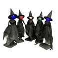 thumbnail image 4 of Witch Figurines with Stand Lighted Landscape Figures Handcrafted for DIY Home Fireplace Halloween Decorations, 4 of 9