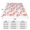 thumbnail image 3 of Honeii Tropical Corals Seahorse Print Fleece Blanket - Throw Blanket for Bed, Sofa, Couch, Camping, and Travel , Microplush Ultra Soft Warm Blanket-80"x60", 3 of 7