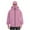 Pink, variant on Men's Hoodie Jackets with Face Mask Zip up Jacket Double Hooded Sweatshirt Windproof Athletic Coat Blue S