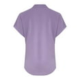 thumbnail image 5 of T-Shirts Femmes Lot Mode Décontractée Col en V Manches Courtes Haut T-Shirt - Hontri, 5 of 5