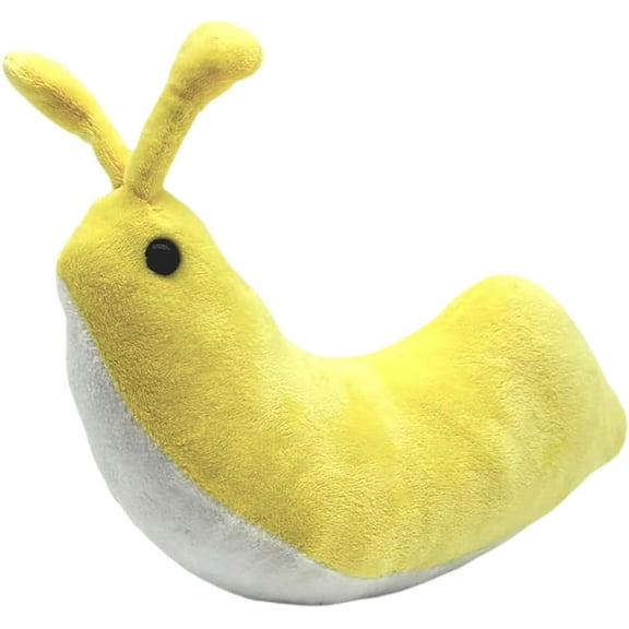 10.63 Inch Banana Slug Plush, Stuffed Figure Throw Pillows for Home Decor,  Banana Slug Doll Birthday Christmas Gift for Game Fans, 1 PC
