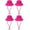Pink#3, variant on 10mm Hat Straw Toppers | Funny Cup Accessories for 30-40oz Tumblers | Cute Straw Covers for Valentine's Gift to Boy or Girl | 4-Pack