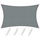 thumbnail image 1 of Vela de Sombra Cuadrada Rectangular 2,5x3m Color Gris, Lona Impermeable 95% Protección Rayos UV, para Exterior, Jardín y Terraza, Piscina brillar Electrónica, 1 of 5