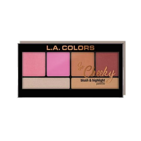 L.A. COLORS So Cheeky Blush & Highlighter - Pink &