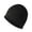 Black, variant on Women's Reflective Knit Beanie, Solid Color Thermal Winter Hat for Outdoor Running, Night Sports, Windproof Warm Protection with High Visibility for Safety-Yellow