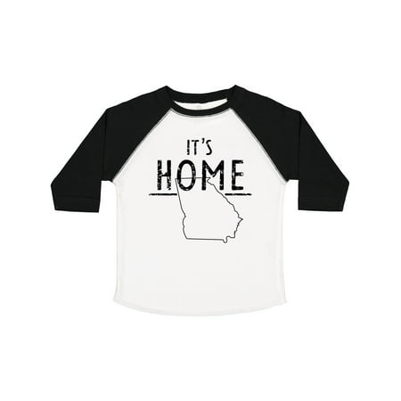 

Inktastic It s Home- State of Georgia Outline Distressed Text Gift Toddler Boy or Toddler Girl T-Shirt