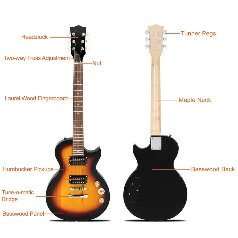 BMTBUY Glarry GLP101 39 inch Solid Body Electric Guitar HH BMTBUY Glarry GLP101 39 inch Solid Body Electric Guitar HH