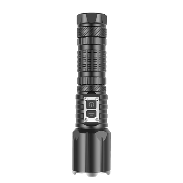 Soidarity Linterna portátil para exteriores, ajustable, telescópica, con zoom, resistente al agua, lámpara de reparación, lámpara de aleación de Ropa Deportiva, Zapatos P160 Tipo de luz 1 Soidarity OD029349-03