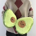thumbnail image 3 of Juguetes de peluche de aguacate, almohada rellena de aguacate, muñeco de fruta para niñas, niños, amigos, regalos de cumpleaños, 3 of 4