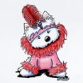 thumbnail image 2 of CafePress - Kiniart Westie Flapper Long Sleeve Infant Bodysuit - Long Sleeve Cotton Baby Bodysuit, 2 of 4