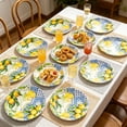thumbnail image 4 of 10 Count Lemon Paper Plates, Heavy Duty Disposable Dinnerware for Summer Party & Bridal Shower, Citrus Fruit Themed Birthday & BBQ Picnic Supplies, 4 of 6