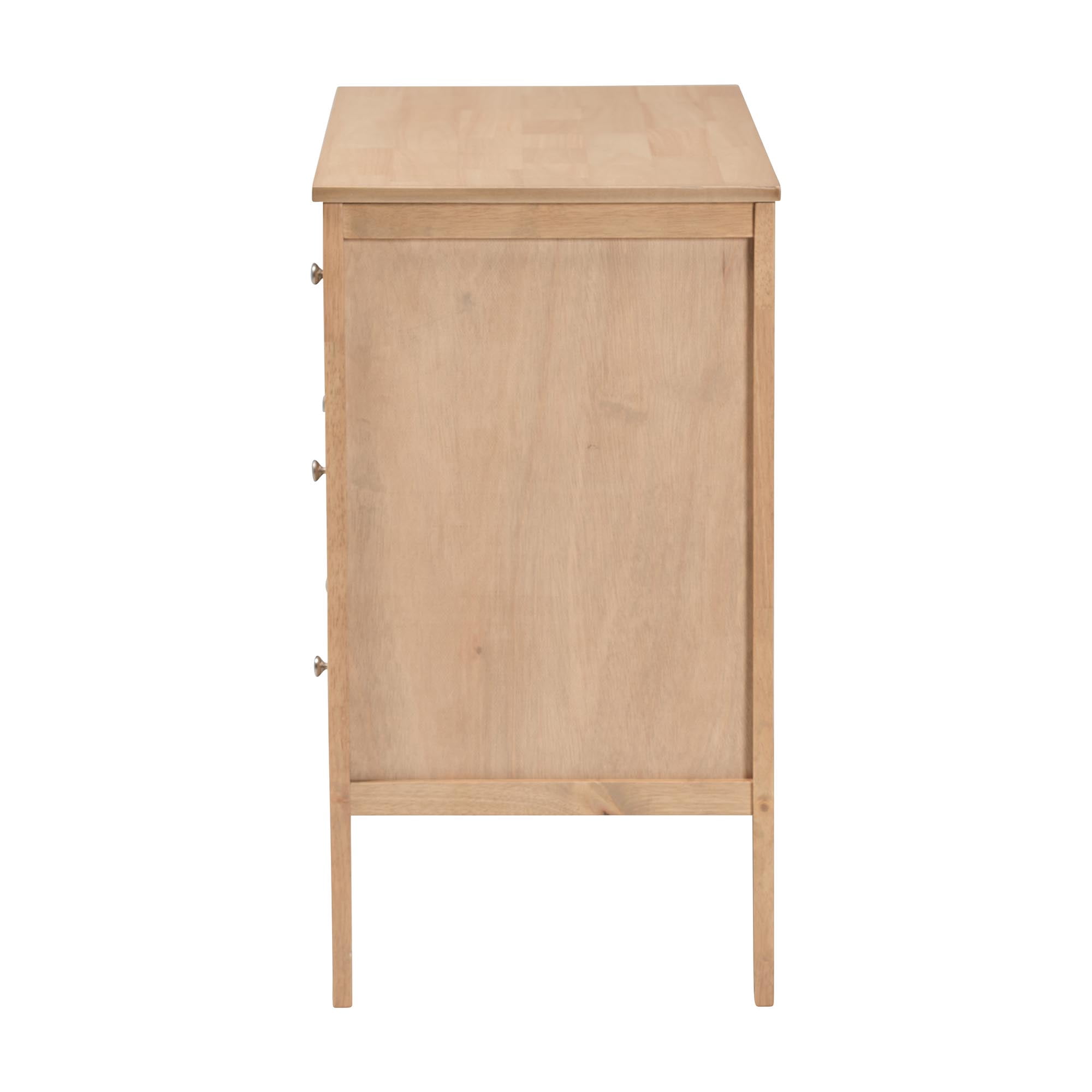 Baxton Studio Lara Modern Dresser, 6-Drawer, Oak Brown