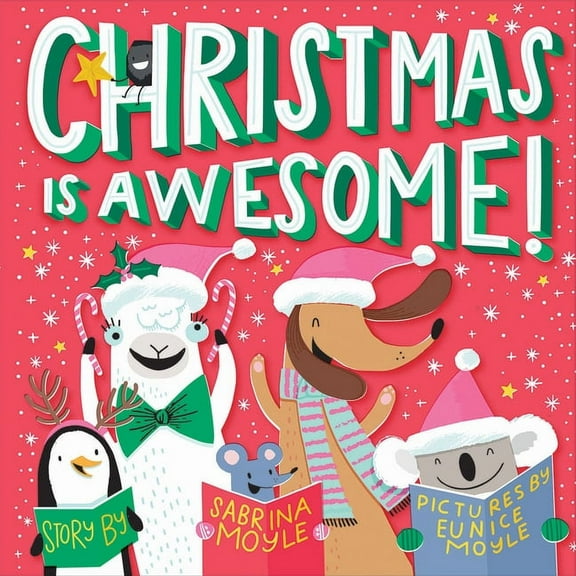 Hello!lucky Book Christmas Is Awesome!, (Board Book)