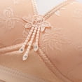 thumbnail image 5 of IROINNID Women's Bras Push-Up Solid Lace Full Coverage Comfortable Embroidered Underwear No Rims Underwear, 5 of 7
