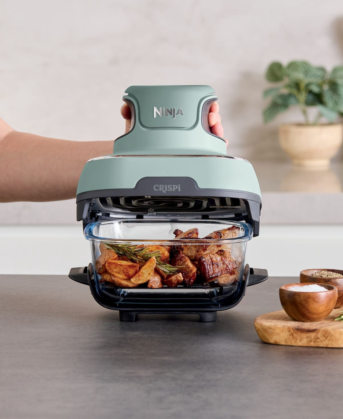 4 - in - 1 Portable Glass Air Fryer Cooking System