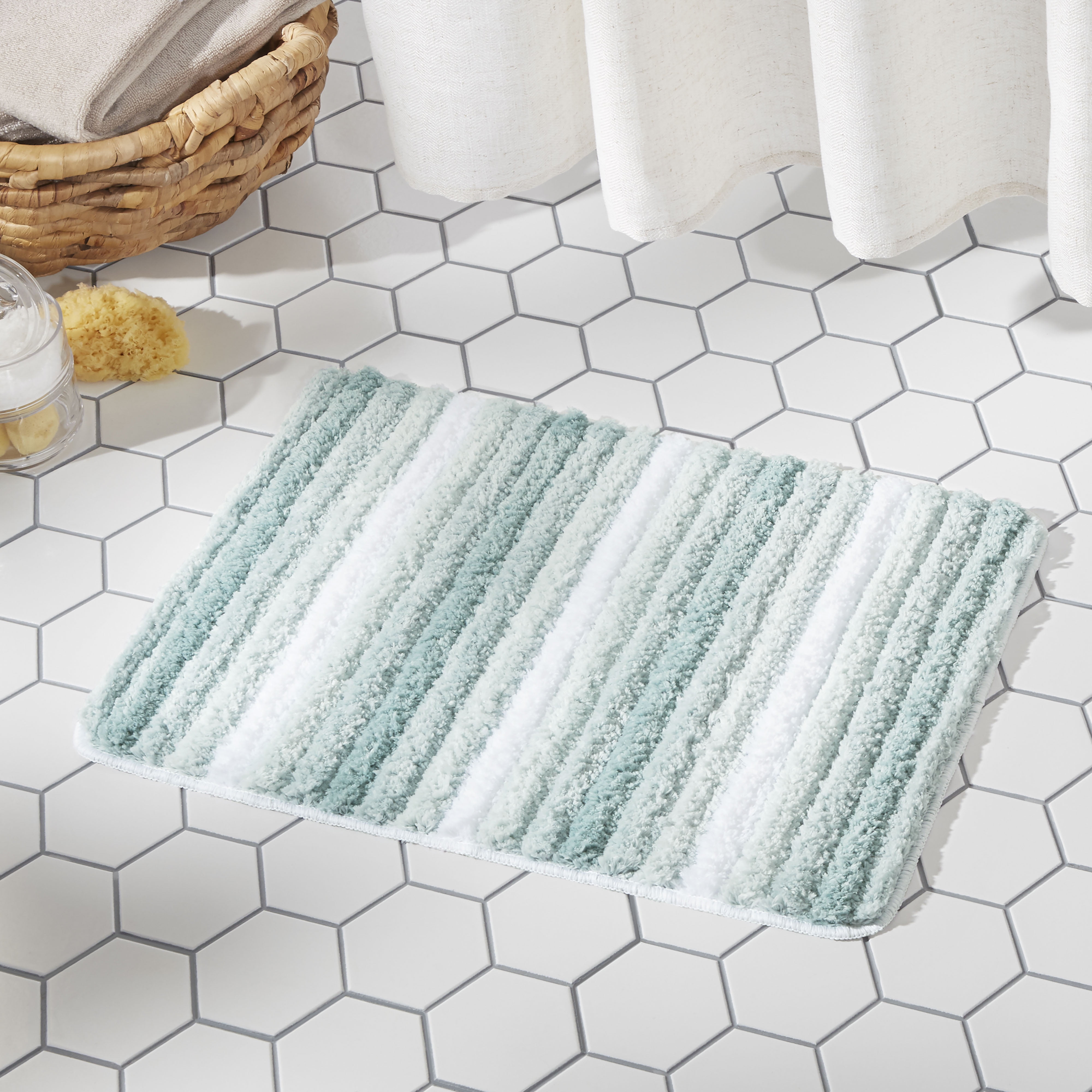 SoHome Spa Step Luxury Chenille Bathroom Rug Mat 17x24 Super Absorbent and... 