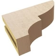 thumbnail image 6 of 3"W x 9"D x 6"H Classic Ridgewood Rough Cedar Woodgrain TimberThane Corbel, Primed Tan, 6 of 6