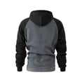 thumbnail image 3 of Gibobby Sudadera hombre Sudadera de Forro Polar con Cierre Complet Chamarra de Lana para Hombre(Gris oscuro,G), 3 of 5