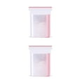 thumbnail image 4 of Destyer 100pack/lot Transparent Allows Easy Visibility And Identification Of Contents Transparent Zip-lock Bags PE Airtight Bags As Shown 2Set, 4 of 6