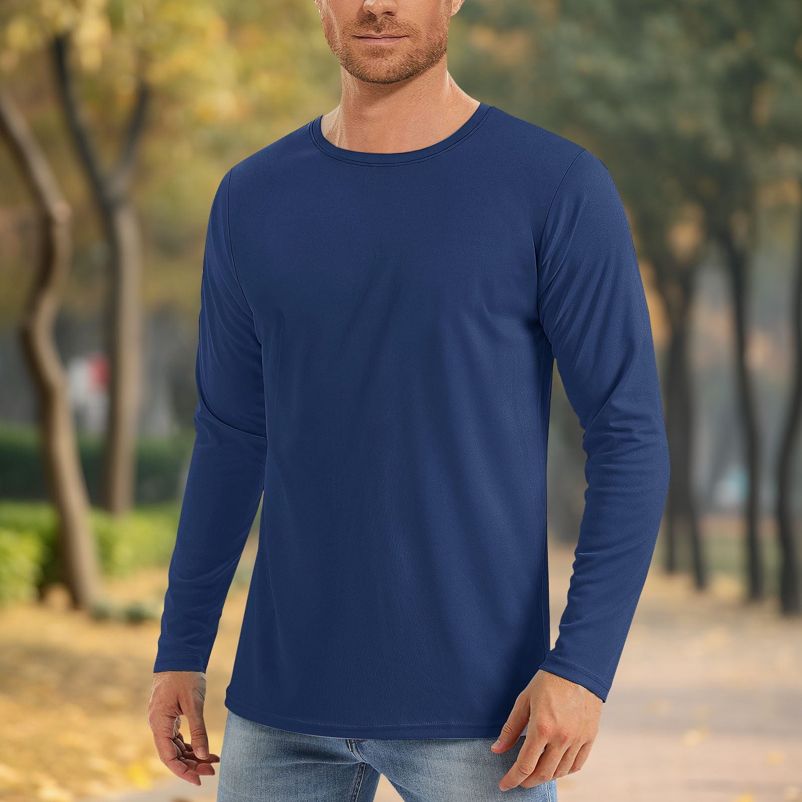 SWPZC Men's Long Sleeve Shirt Wiry Sun Long Sleeve T Shirt