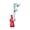 Red, variant on Turbo Sound Whistle for Car and Motorcycle Exhaust Pipe Simulator, Universal Aluminum Alloy Exhaust Tip Simulator