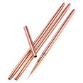 thumbnail image 1 of Guardurnaity 3x Nail Art Liner Brushes Nail Drawing Pen Dotting Painting Gel Art Arte de uñas Oro rosa 3 piezas, 1 of 1