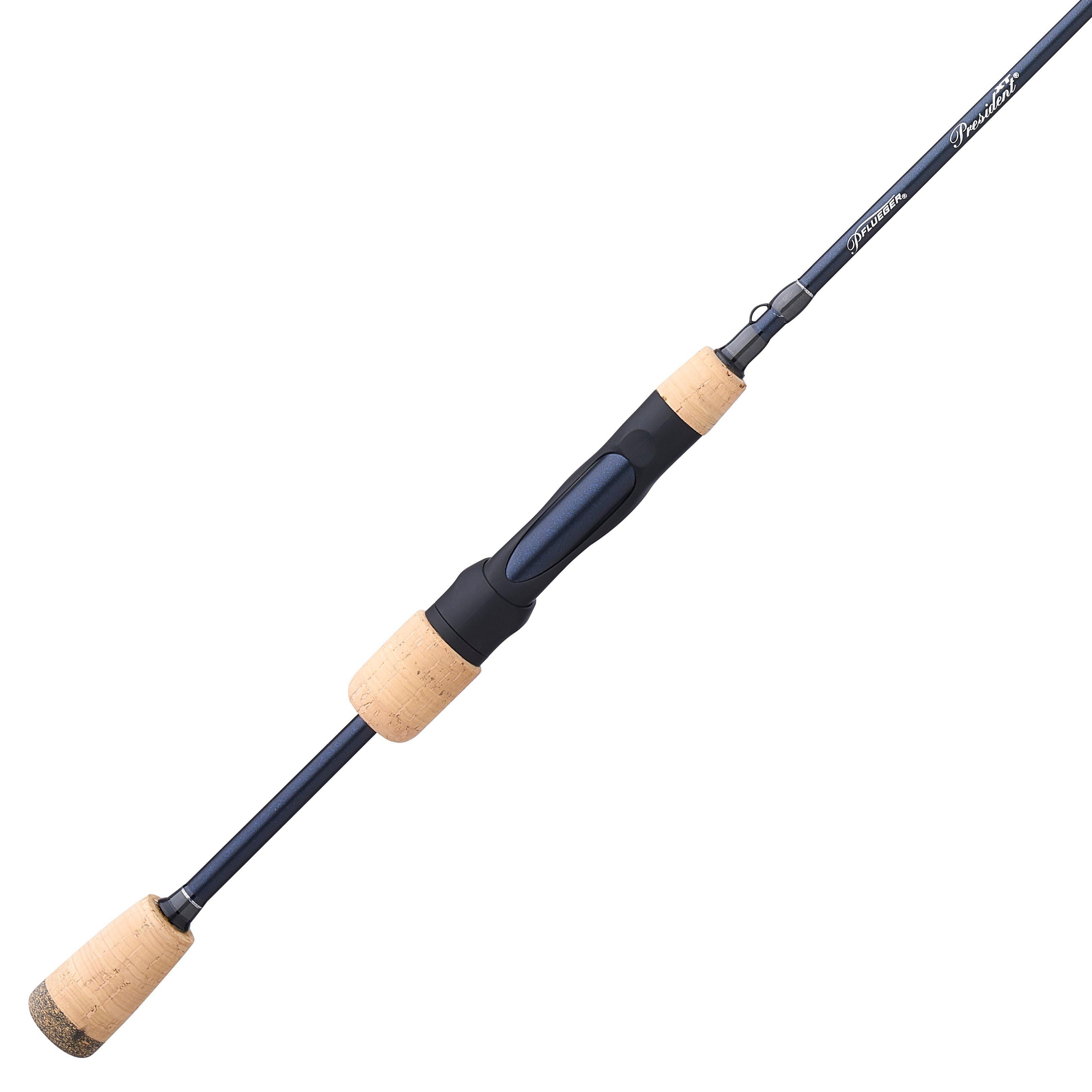 Pflueger President XT Spin Fishing Rod, 6'6" Medium