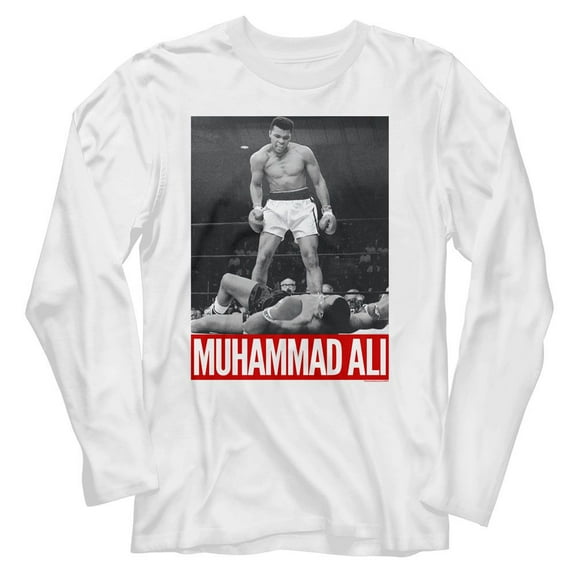 Muhammad Ali Sonny Liston Knockout Long Sleeve T Shirt