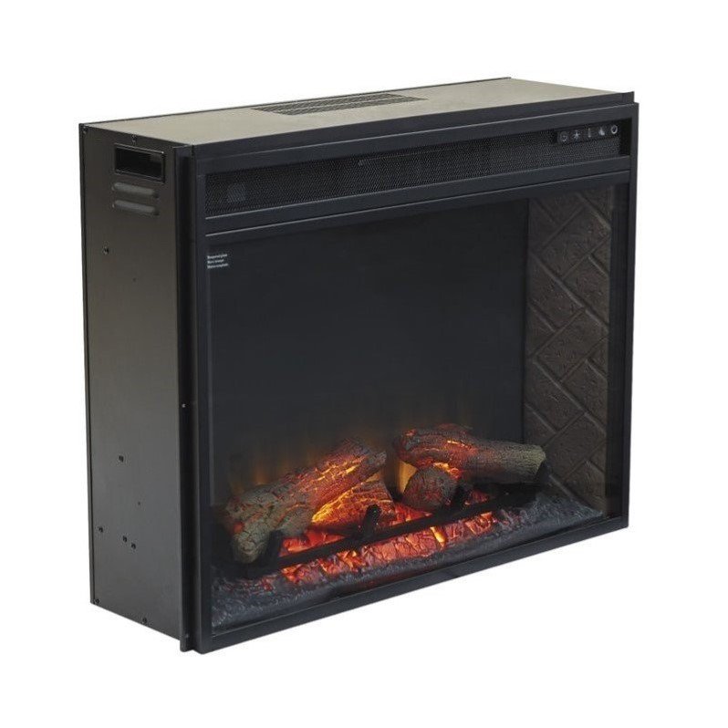 Ashley Furniture Large Electric Fireplace Insert Infrared In Black