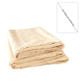 thumbnail image 4 of AuroraX Bed Sheet Twin Size Beige Sold Separately Flat Sheets Twin, 4 of 6