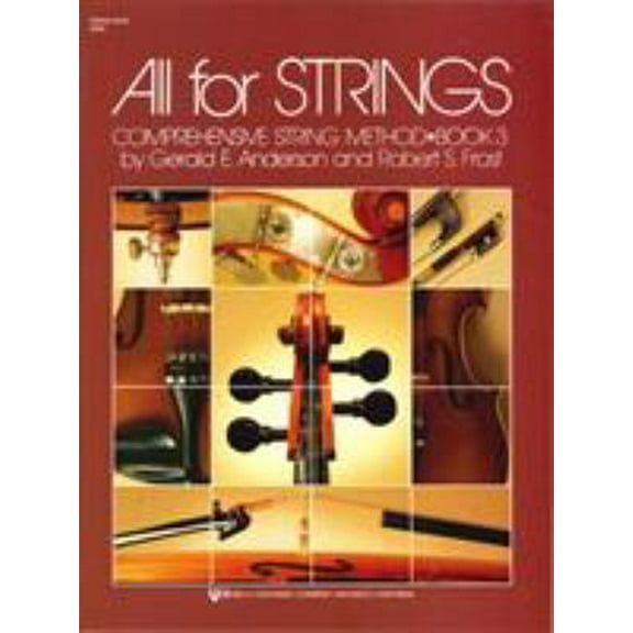 Pre-Owned All For Strings Book 3: String Bass (Paperback) 0849733073 9780849733079