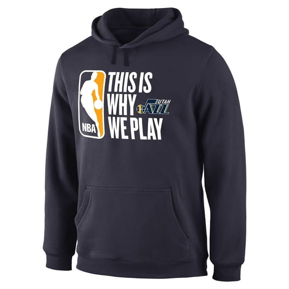 Men's Navy Utah Jazz This Is Why We Play Pullover Hoodie