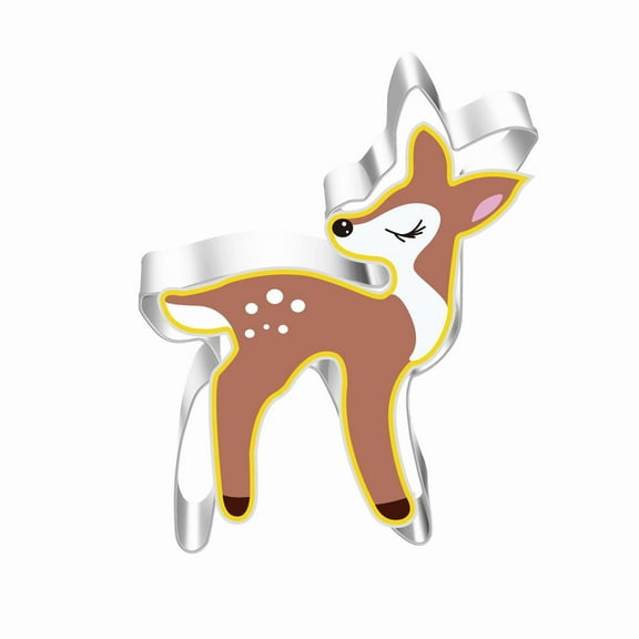 Clearance Under $1 Large Christmas Cookie Cutters 4" Holiday Cookie Cutters Stainless With Recipe Instruction Snowman Christmas Tree Snowflake.. AF