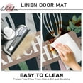 thumbnail image 5 of Kitchen Cooking Utensil Decorative Front Door Mat, Kitchen Ware Doormat Indoor Outdoor Non-Slip Floor Entryway Rug, Black Home Kitchen Decoration 17x30 Inch, 5 of 6