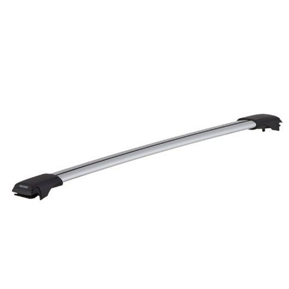 Yakima Roof Rack Cross Bar 8000432 RailBar; For Factory Raised Siderails; Small; Aluminum; Silver; Single; With Integrated Tower