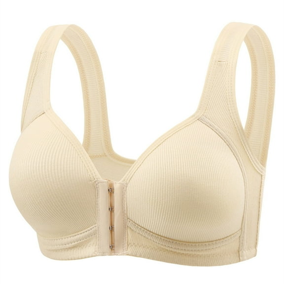 Everyday Bras for Women Mesh Sports Bra Push up Bra for Women Brazier for Women 36c Bra Pack Wire Push up Bra Wireless Bras for Women Support Sports Bras with Padding Back Bra Womens Sports Beige 2XL
