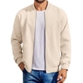 thumbnail image 4 of COOFANDY Mens Fashion Jacket Casual Lightweight Jacket Flight Bomber Jacket With Pockets, 4 of 13