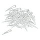 thumbnail image 1 of 200 pinzas de cocodrilo transparentes para camisas de 38/40 mm. Diente Cuadrado 38mm, 1 of 9