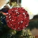 thumbnail image 5 of Adornos para árbol de Navidad de 8 cm - Decoraciones colgantes de espuma de lentejuelas, decoración navideña brillante para árbol festivo, 5 of 6