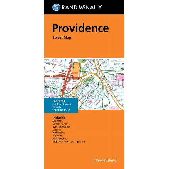 Rand McNally Folded Map: Providence Street Map, (Paperback)